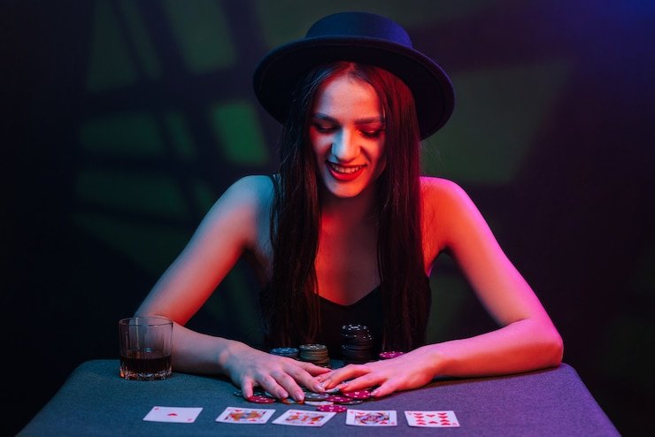 Antarmuka pemain Free Bet Antarmuka permainan dengan tombol split dan double yang jelas
